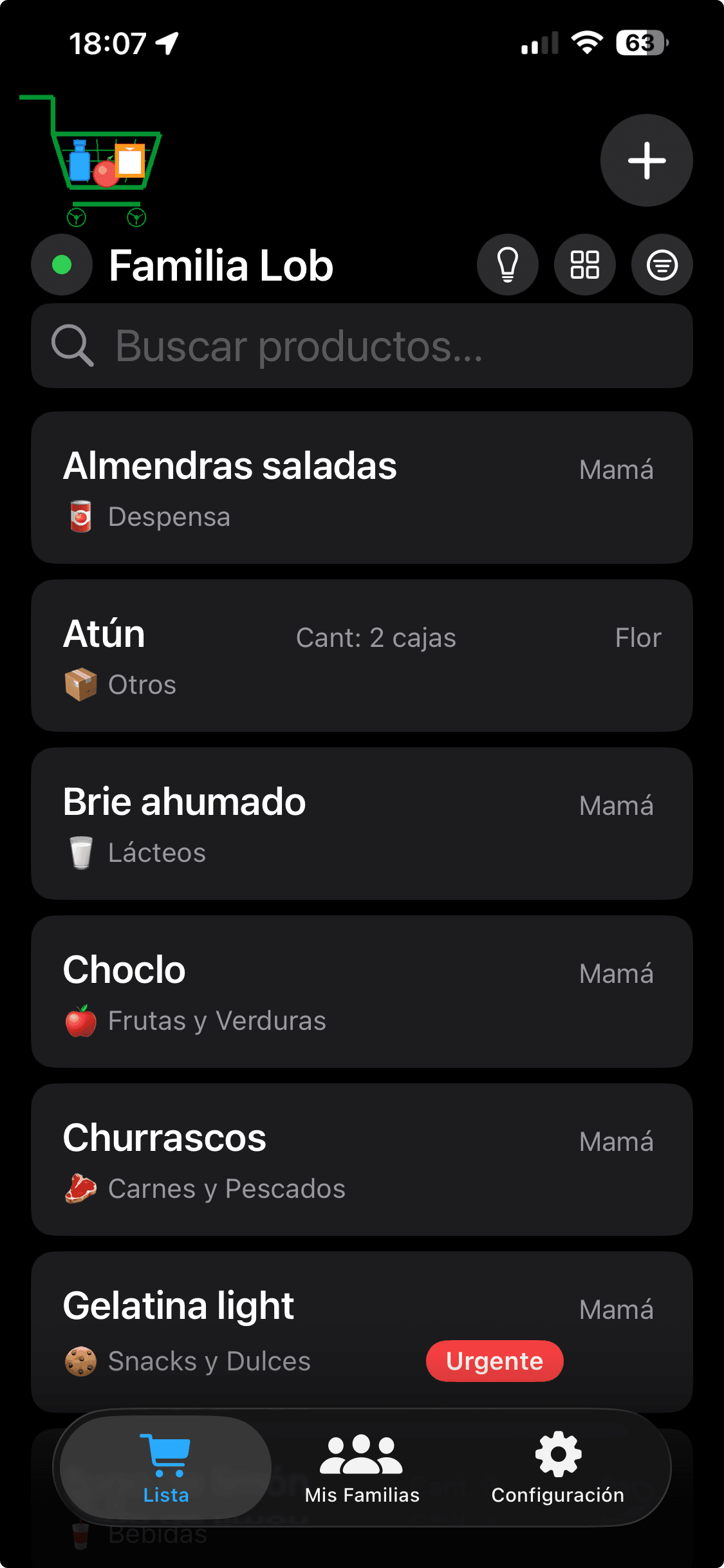 ShopWise mobile shopping list